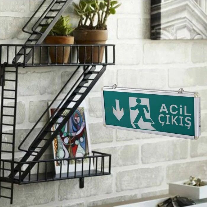 Cata CT-9178 3W Exıt Çıkış Armatürü Ledli 3 Saat Akülü