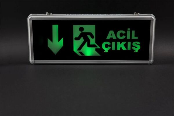 Cata CT-9178 3W Exıt Çıkış Armatürü Ledli 3 Saat Akülü