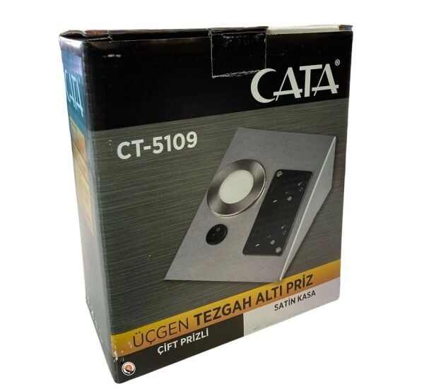Cata CT-5109G 5W Üçgen Spot Günışığı (Ledli+Çift Prizli)