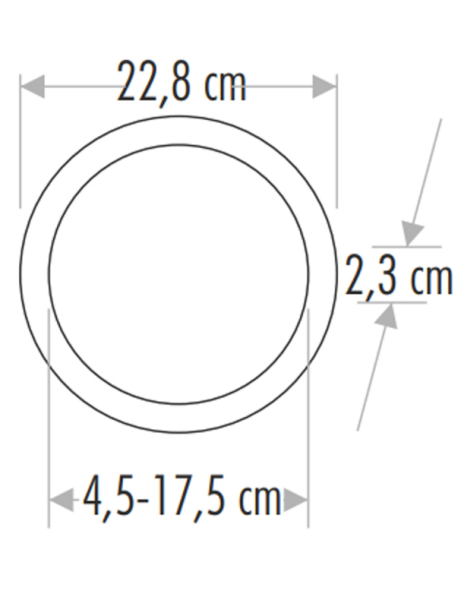 Cata CT-5648B 20W Plus Led Panel Armatür (Beyaz)