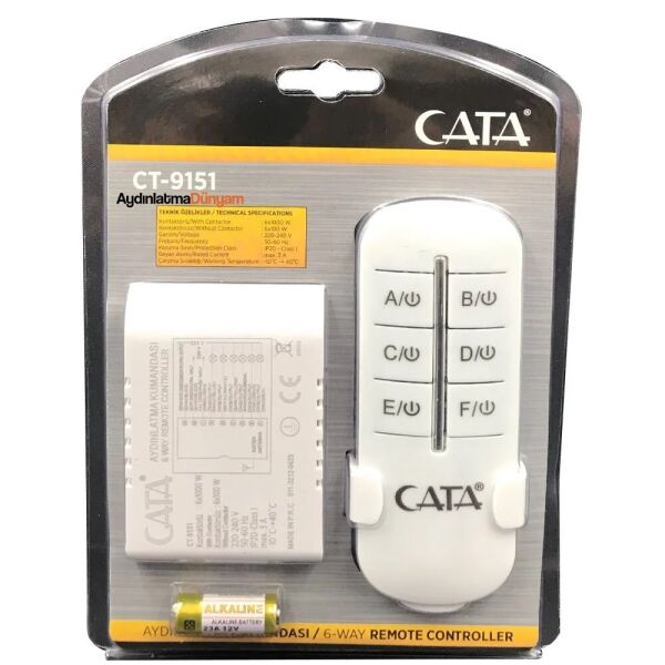 Cata CT-9151 Aydınlatma Kumandası (6X100W)