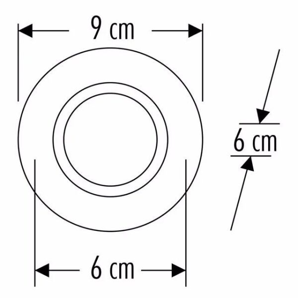 Cata CT-6569 Menekşe Dekoratif Cam Spot