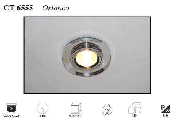 Cata CT-6555 Ortanca Dekoratif Cam Spot