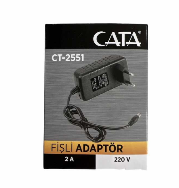 Cata CT-2551 2 Amper Fişli Adaptör