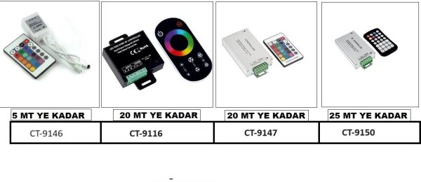 Cata CT-4545 Üç Çip Şerit Led İç Mekan (Rgb)