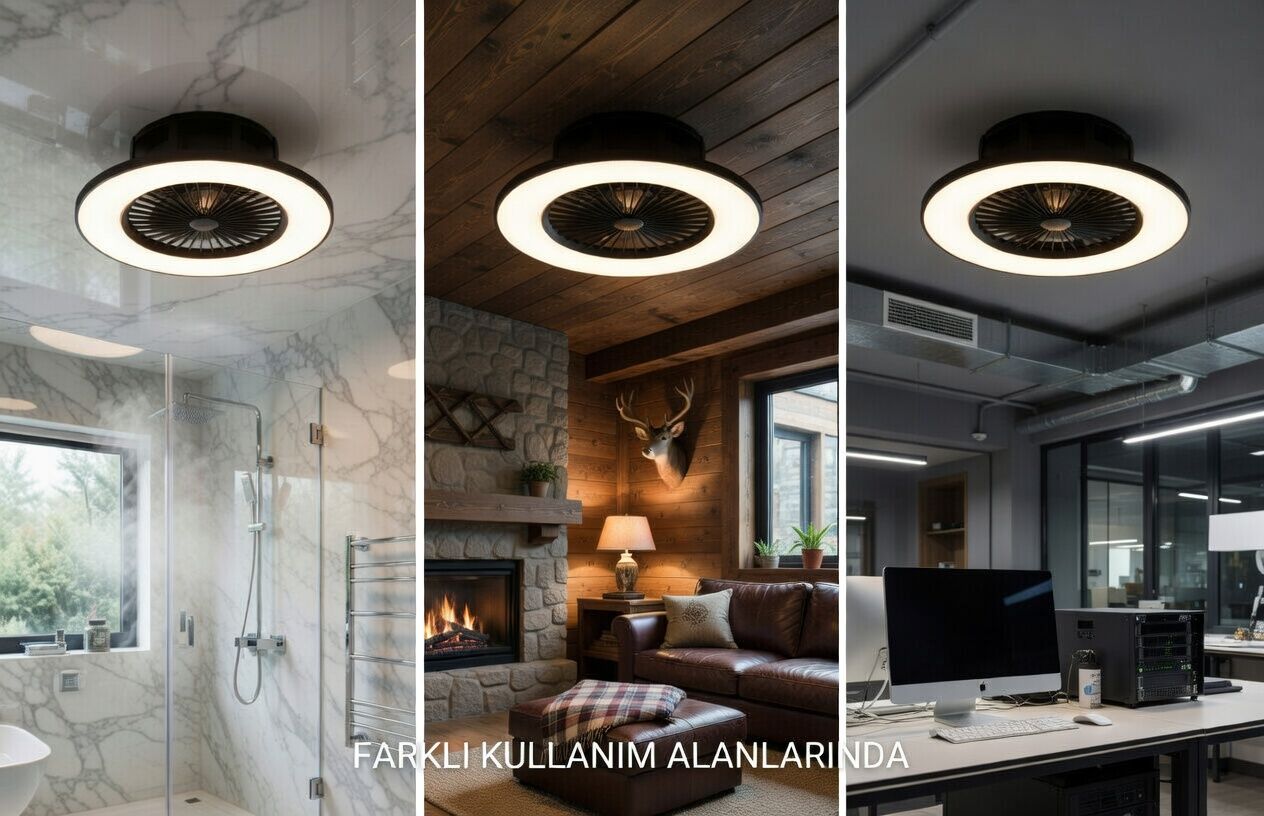 CATA YILDIZ LED TAVAN VANTİLATÖR
