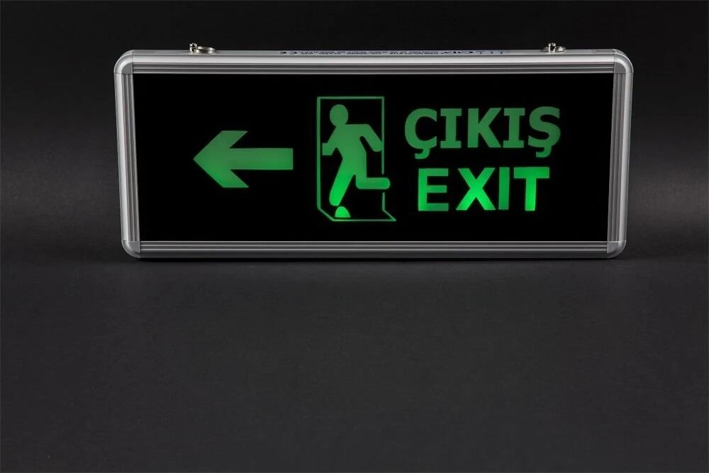 Cata CT-9170 3W Exıt Çıkış Armatürü Ledli 3 Saat Akülü