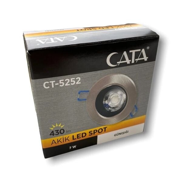 Cata CT-5252G 6W Akik Spot Günışığı Saten Gövde
