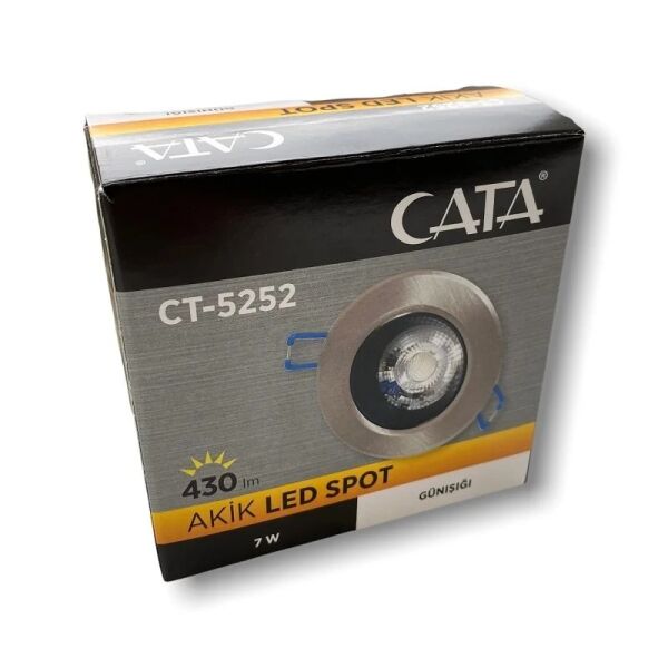 Cata CT-5252G 6W Akik Spot Günışığı Saten Gövde