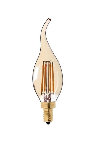 Cata CT-4281 4W Rustik Led Kıvrık Bujı Ampul(E14)(Amber)