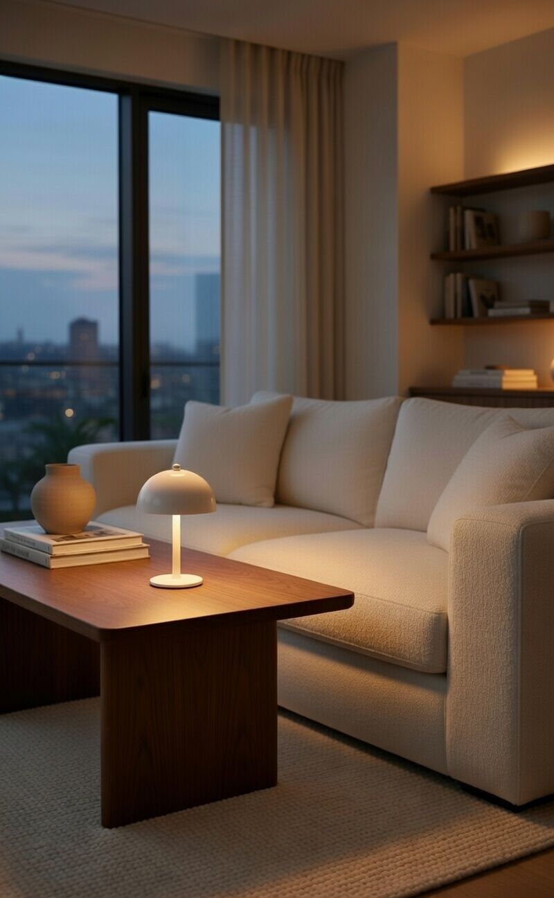 ACK MASA LAMBASI MAT BEYAZ CCT 160MM 2000mAH