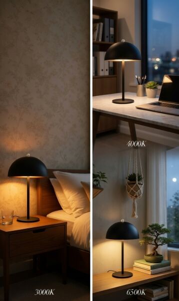 ACK MASA LAMBASI MAT SİYAH CCT 160MM 2000mAH