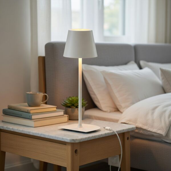 ACK MASA LAMBASI MAT GÜMÜŞ CCT 2000mAH