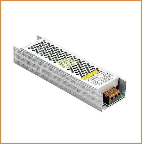 Cata CT-2561 17 Amper Şerit Led Trafosu (200W) (Slim-Fansı