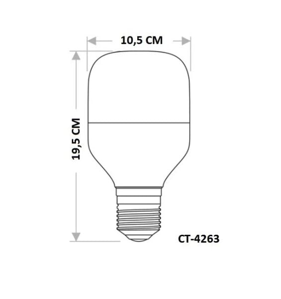 Cata CT-4263B 35W Torch Led Ampul (E-27) (Beyaz)