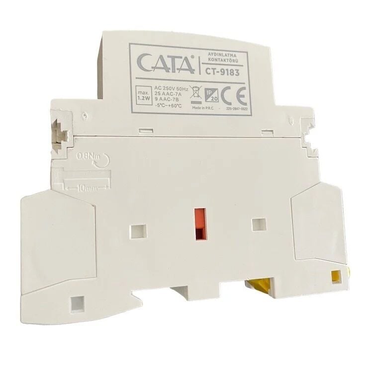 Cata CT-9183 Modüler Aydınlatma Kontaktörü (25 Amper)