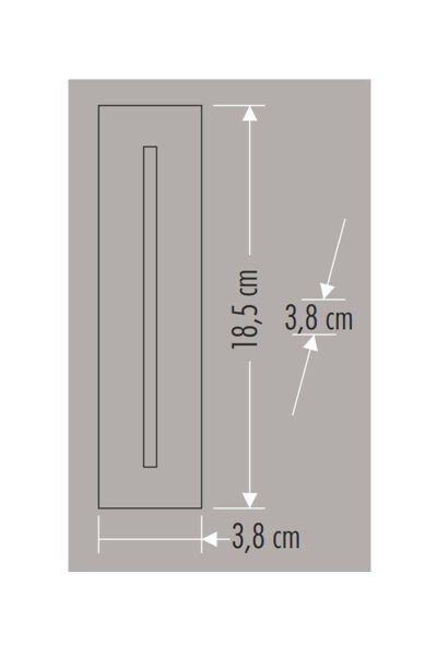 Cata CT-5172 3W Cree Led Koridor Armatürü Beyaz Kasa ( Gün