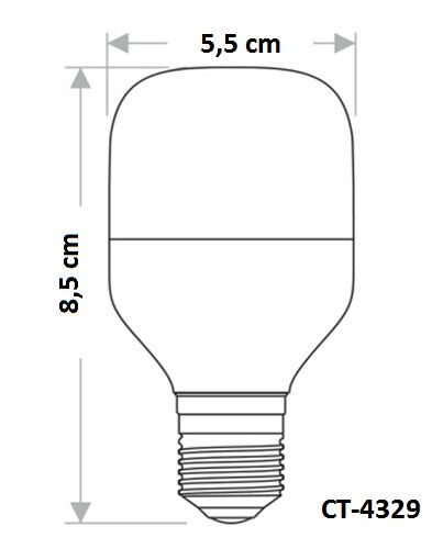 Cata CT-4329B 15W Torch Led Ampul (E27)(Beyaz)