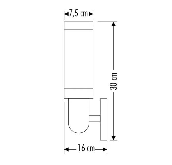 Cata CT-7011 Roma Bahçe Armatürü (Aplik)(E27)