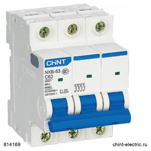 Chint 814169 Nxb 3 Kutup 6Ka C/10A Otomatik Sigorta