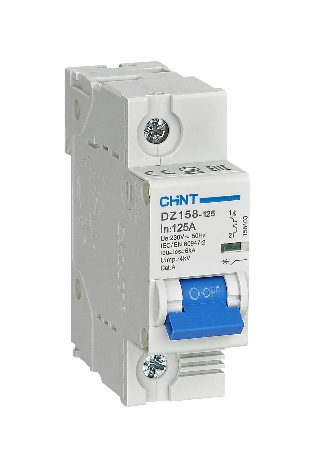 Chint 158087 Dz158 1 Kutup 10Ka C/100A Otomatik Sigorta