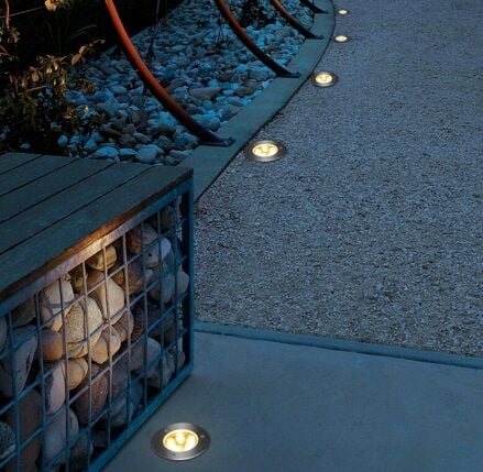 Cata CT-9023 Yer Armatürü Boş Kasa ( Gu 10 )