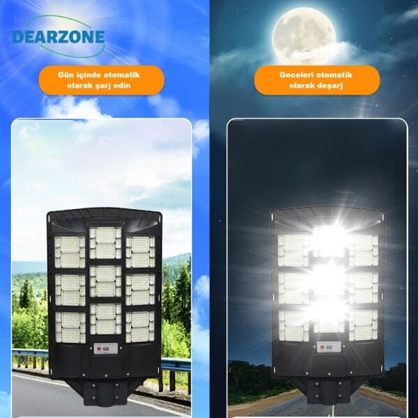 Cata CT-4645 Süpernova 1200W Solar Sokak Armatürü (Kumanda