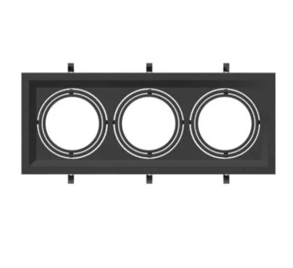 Cata CT-5020 Pars Spot 3'Lü (Siyah) ( Boş Kasa )