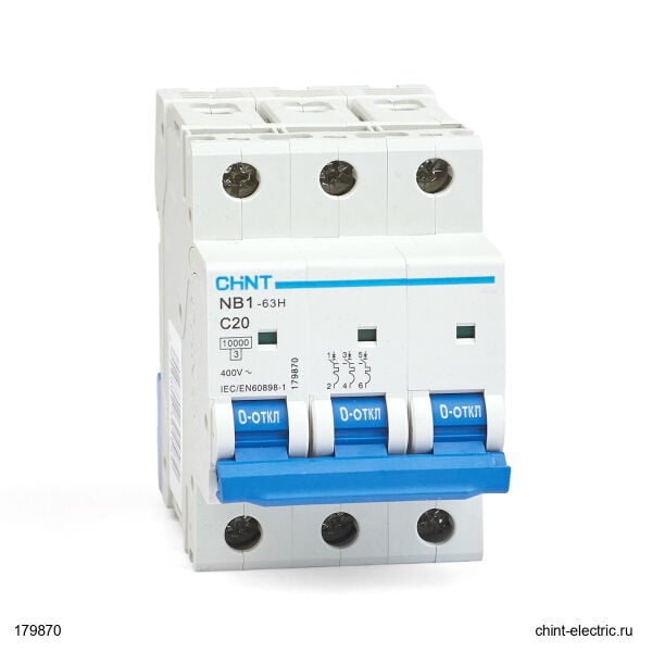 Chint 179870 Nb1 3 Kutup 10Ka C/20A Otomatik Sigorta