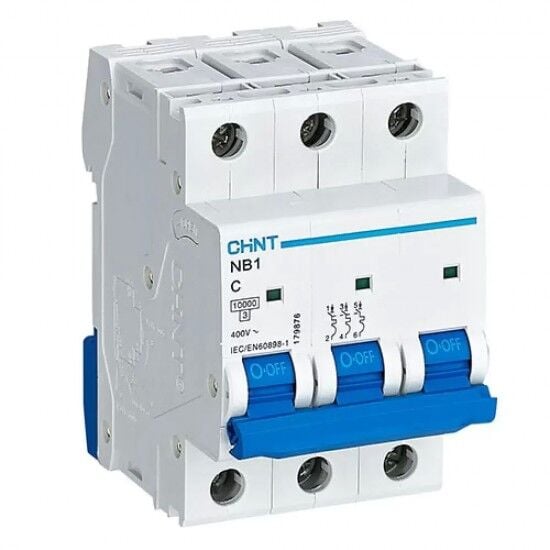 Chint 179876 Nb1 3 Kutup 10Ka C/50A Otomatik Sigorta