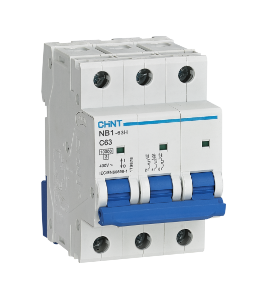 Chint 179878 Nb1 Serisi / 3 Kutuplu 10Ka / C Tipi 63A Oto