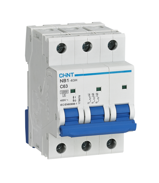 Chint 179878 Nb1 Serisi / 3 Kutuplu 10Ka / C Tipi 63A Oto