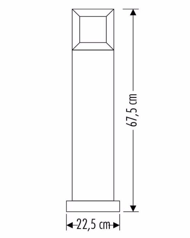 Cata CT-7031 Milan Bahçe Armatürü (70 Cm )(E27)