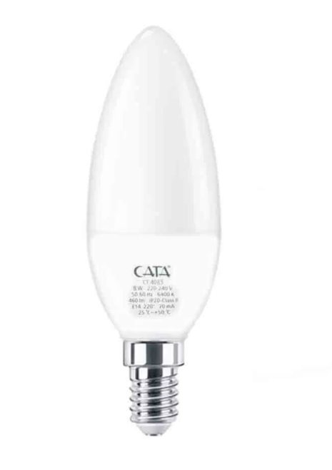 Cata CT-4083B 8W Led Buji Ampul(Beyaz)