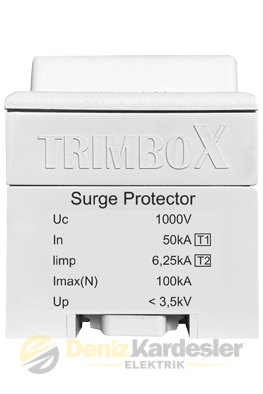 TRIMBOX B SINIFI 4 KUTUPLU PARAFUDR (100kA)