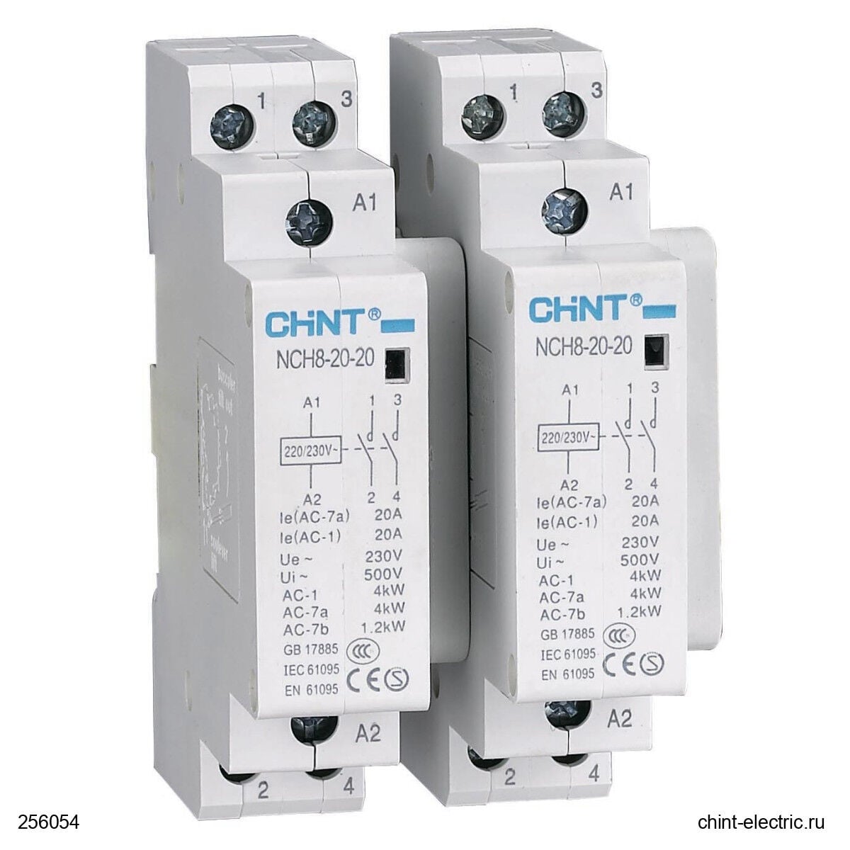 Chint 256054 Nch8 2 Kutup 20A Bina İçi Kontaktör 2Na