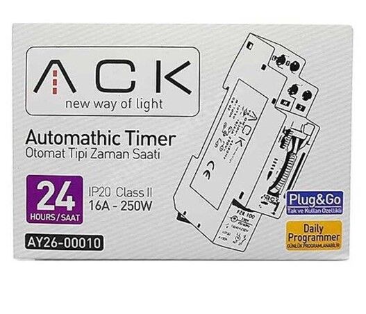Ack AY26-00010 W Otomat Tıpı Mekanık Zaman Saatı