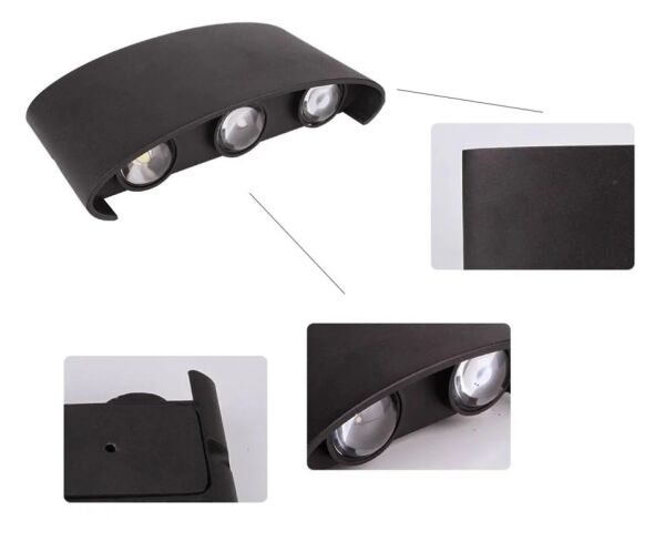 Cata CT-8011G 10W Haiti Led Aplik (Dış Mekan) 3200K