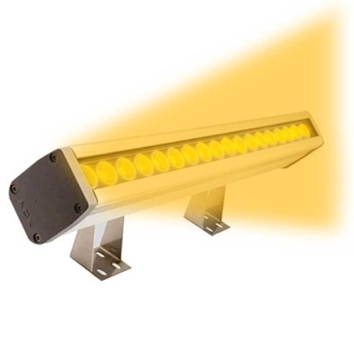 Ack AT20-01883 18X1W Amber Ip65 50Cm Led Wallwasher