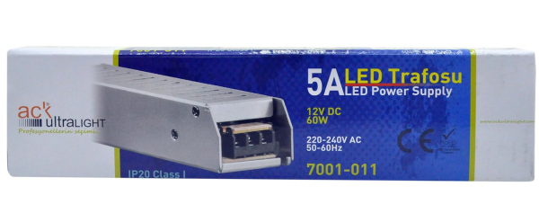 Ack AY02-00600 60W 5 Amp Led Trafosu