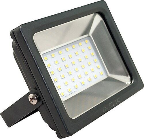 Ack AT61-03032 30W Sıyah 6500K Ip65 Smd Led Projektör