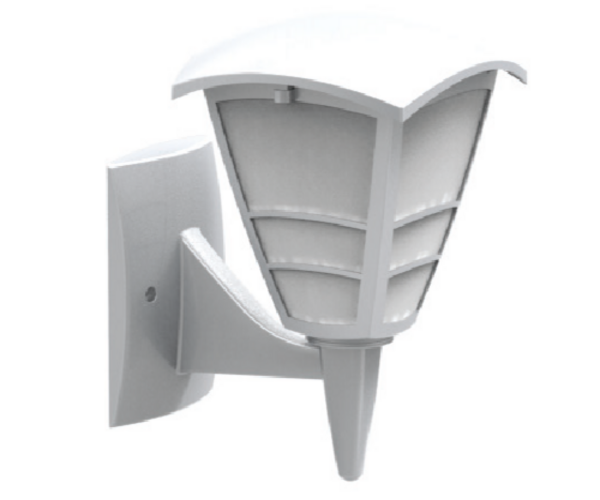 Horoz 400-020-133 Yonca2 Bahçe Armatürü (Beyaz) E27