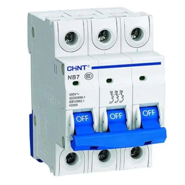 Chint 192260 Nb7 Serisi / 3 Kutuplu 6Ka / C Tipi 32A Otom