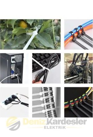 ADAL KABLO BAĞI BEYAZ 4*200