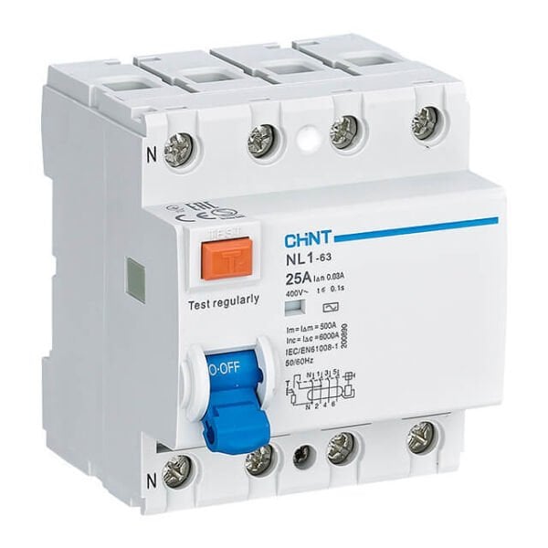 Chint 200223 Nl1 Serisi Ac Tipi 6Ka 4 Kutuplu 30Ma 25A Ka