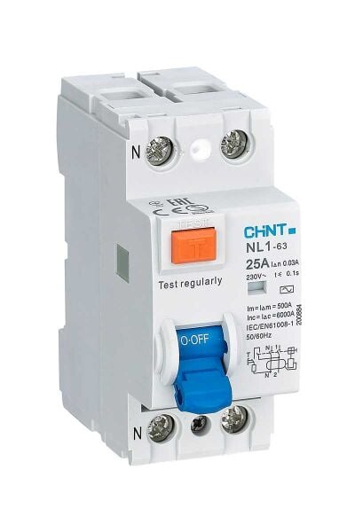 Chint 200213 Nl1 Serisi Ac Tipi 6Ka 2 Kutuplu 30Ma 40A Ka