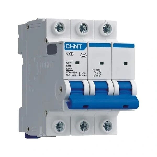 Chint 192257 Nb7 Serisi / 3 Kutuplu 6Ka / C Tipi 16A Otom