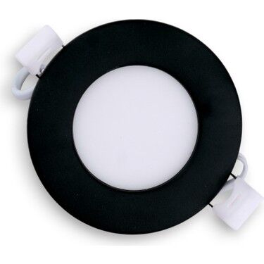 Jüpiter LD480 S840 3W Siyah Slim Yuvarlak Led Panel (4000K)