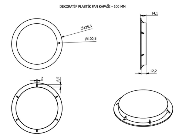 Adal100Mm AD5078 Aspiratör