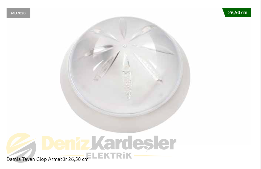 ADAL DAMLA GLOP ARMATÜR 26,5cm